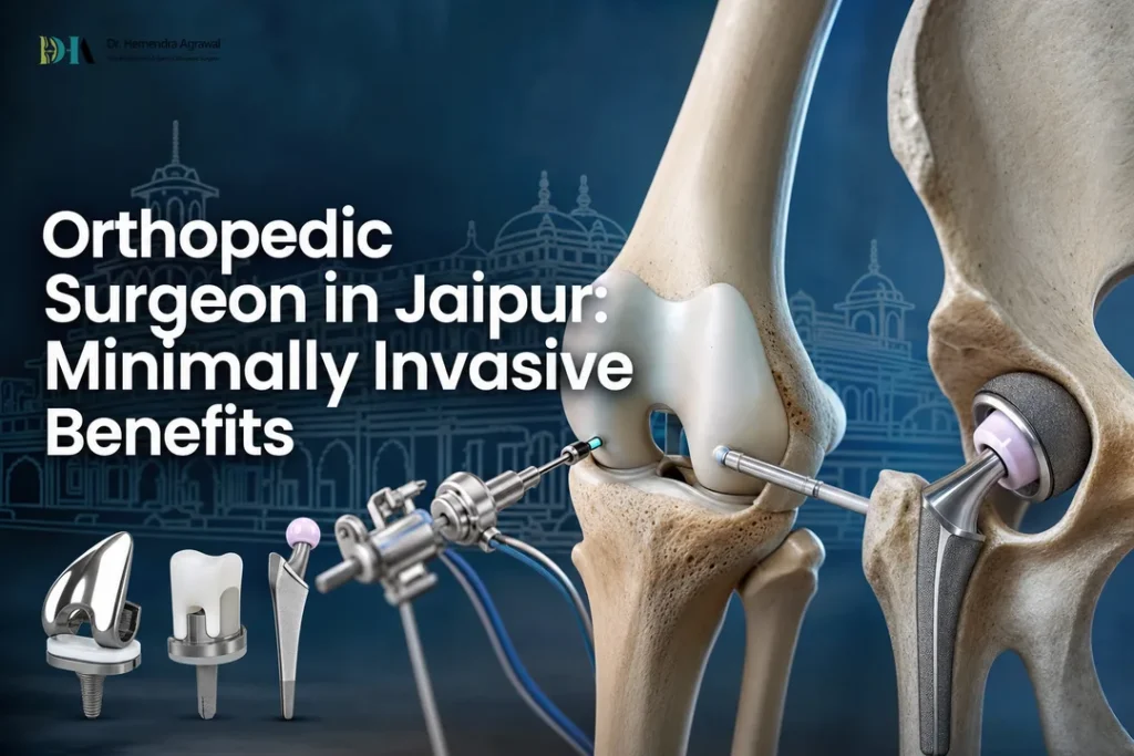 Illustrated joint and arthroscopy tools for an orthopedic surgeon in jaipur