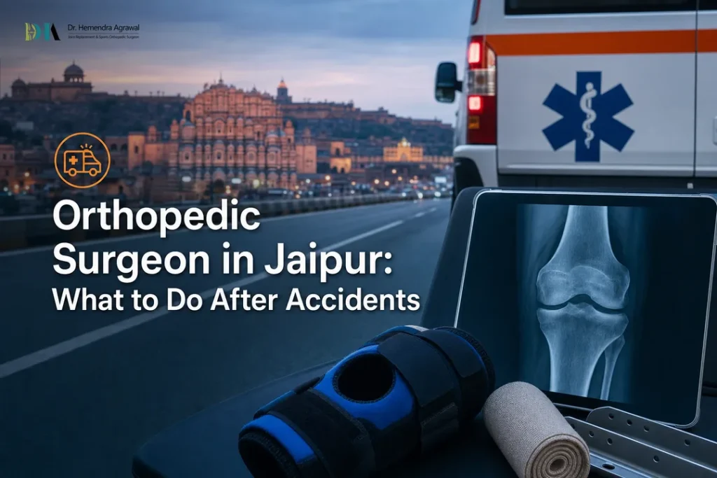 Guide by an orthopedic surgeon in jaipur on what to do after accidents and trauma.