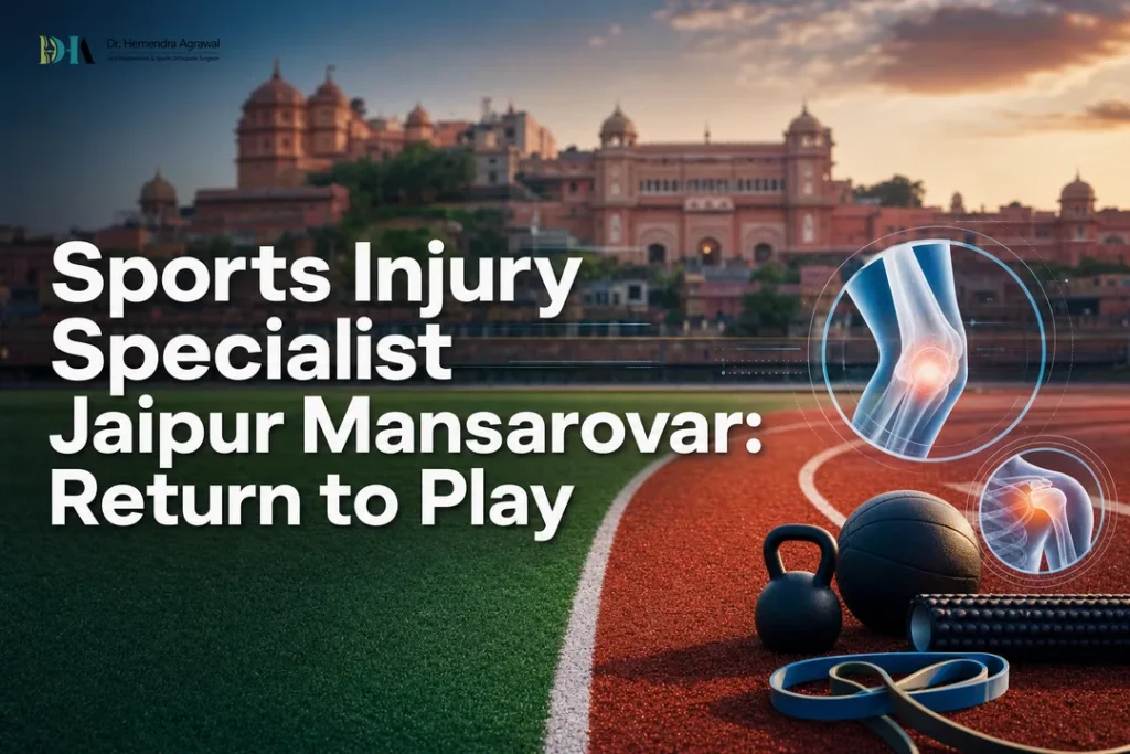 Featured image for sports injury specialist jaipur highlighting return-to-play care in Mansarovar.